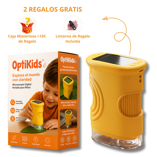 OptiKids™ Microscopio 4K Pantalla Digital